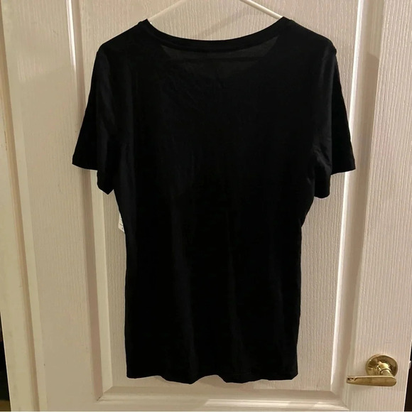 Women’s Member's Mark Essential Short Sleeve Crewneck Black T-shirt Medium NWT - Picture 3 of 3